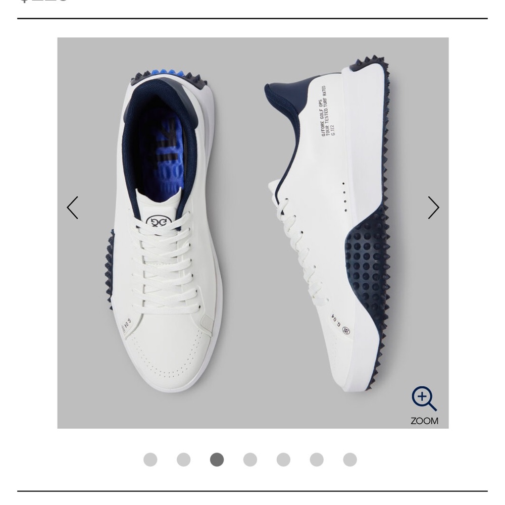 G Fore men’s G.112 golf shoes white size 15